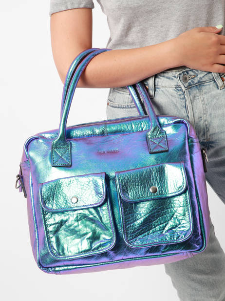 A4 Size Satchel Paul marius Multicolor scarabee DANDYSCA other view 1