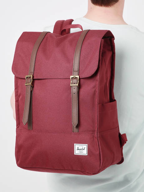 Sac Ã  Dos 1 Compartiment Herschel Violet classics 11404 vue secondaire 1